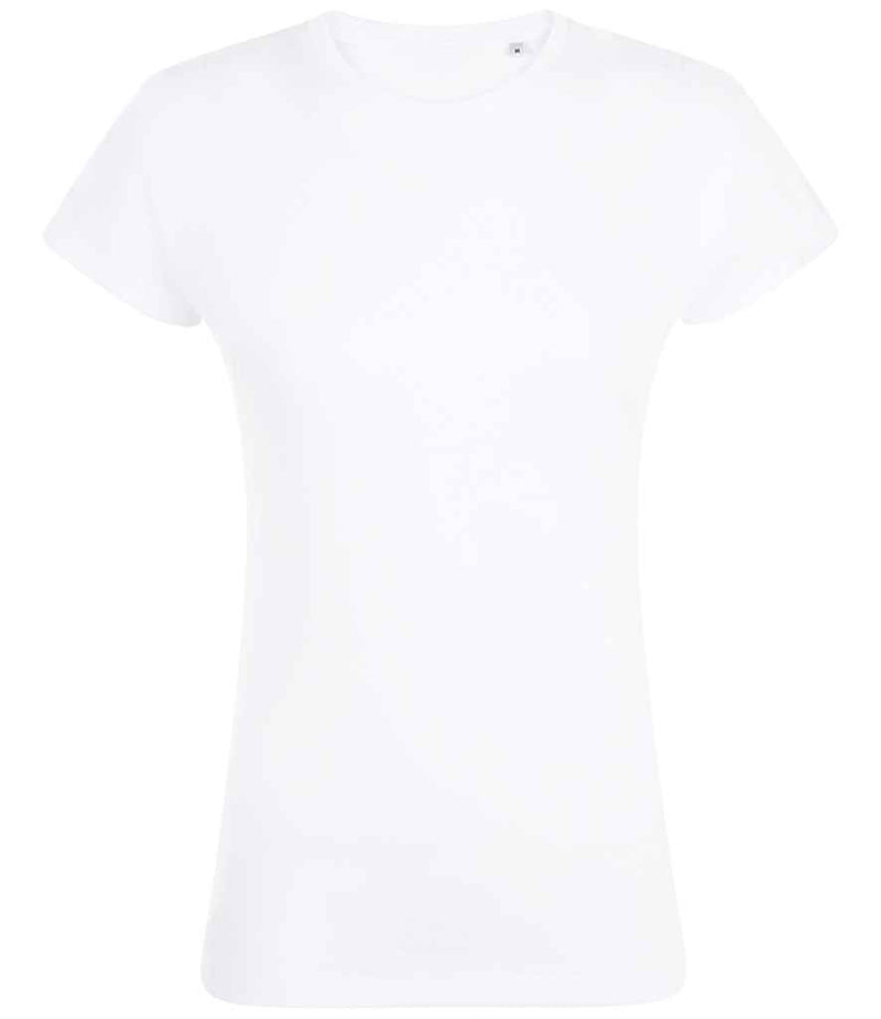 GD72 Ladies Short Sleeved Fitted T Shirt White
