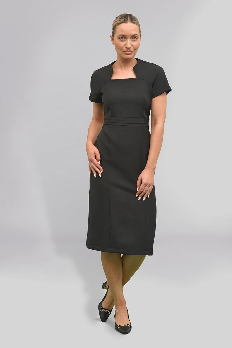 black uniform dress Este Dress| Luxury Uniforms