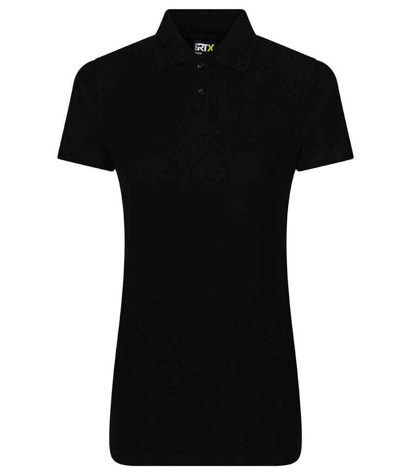 RX101F Ladies Pique Polo Shirt Black