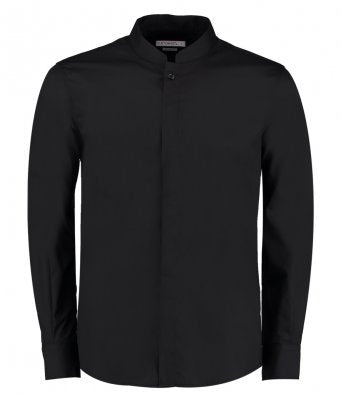 K161 Long Sleeve Tailored Mandarin Collar Shirt