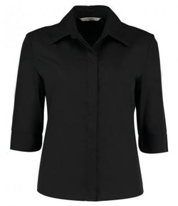 Ladies 3/4 Sleeve Tailored Continental Shirt