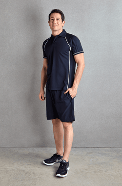 Gents Piped Performance Polo Shirt